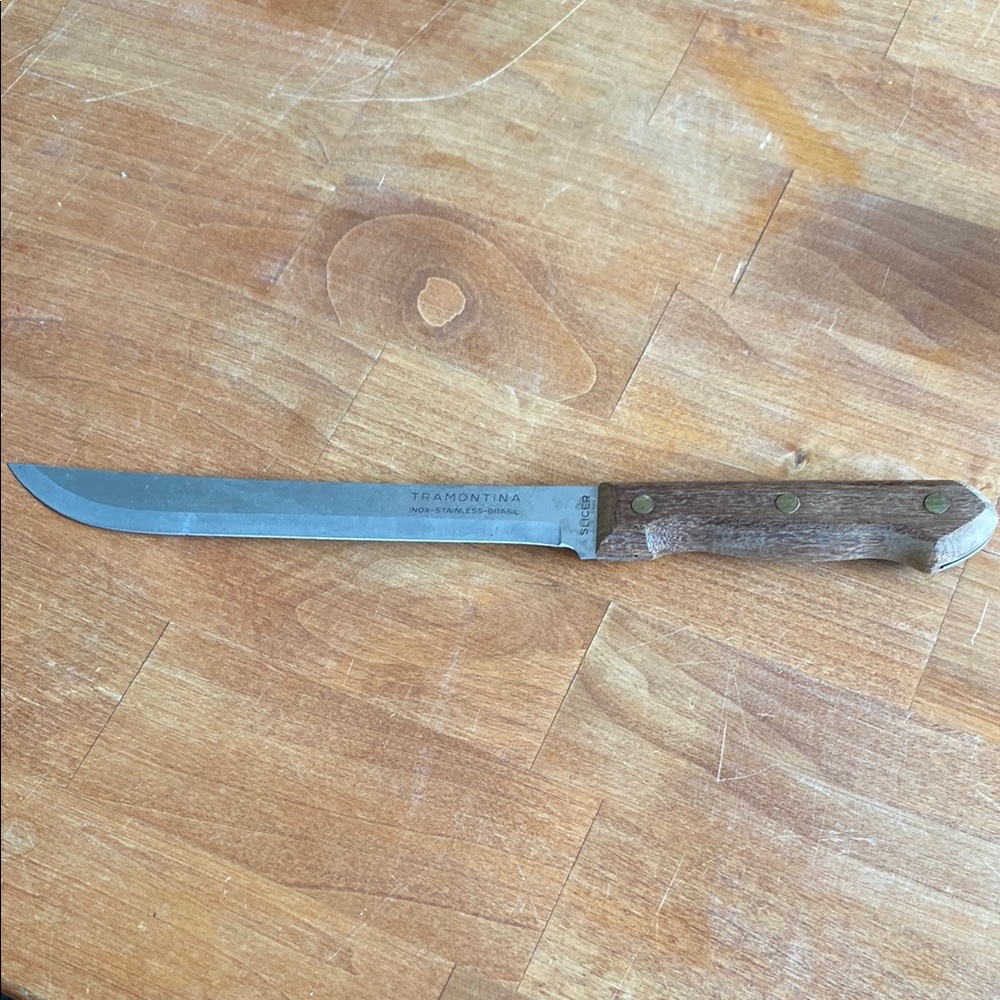 Tramontina Wood Handle Slicer Knife